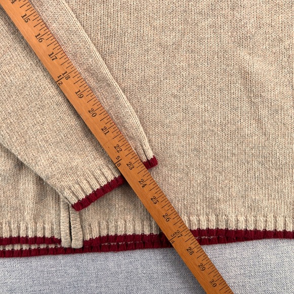 Croft & Barrow Embroidered Bird Zip Cardigan Sweater Women 2X Beige Cottagecore - Picture 8 of 10